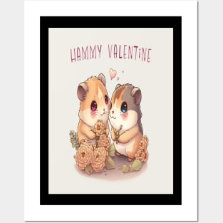 Cute hammy valentine Posters and Art